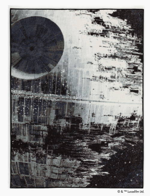 スターウォーズラグ ■ デス・スター(DEATH STAR)-ラグマット-95×130cm